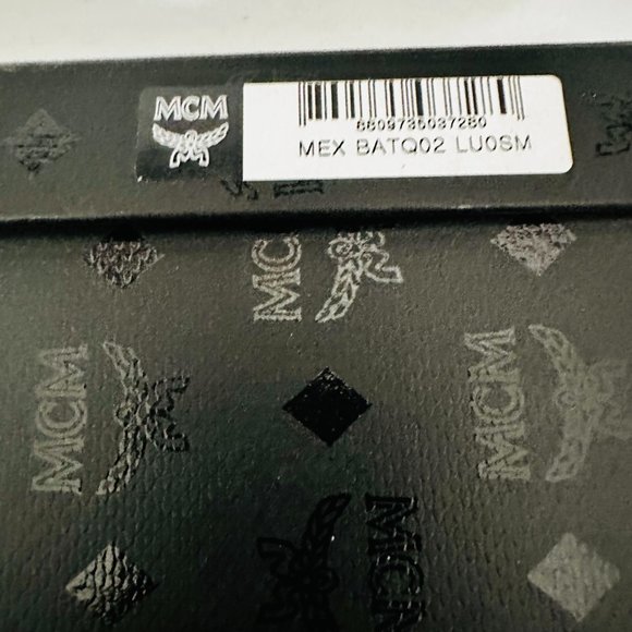 COPY - NEW IN BOX MCM SIGNATURE MONOGRAM PRINT SLIPPERS MEDIUM $285